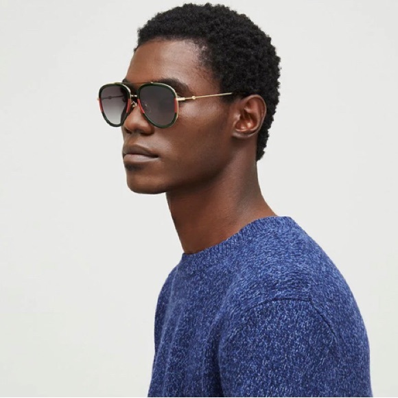 💯Authentic New - GUCCI Grey Gradient Aviator Unisex Sunglasses
GG0062S 003 57 - Picture 3 of 11